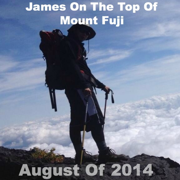 James On Mt Fuji, 2014