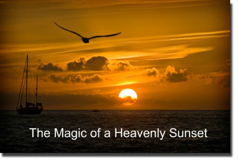 Heavenly Sunset, Magic, Heaven, Life after Death