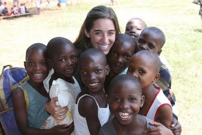 katie davis holding children, amazima mission, africa