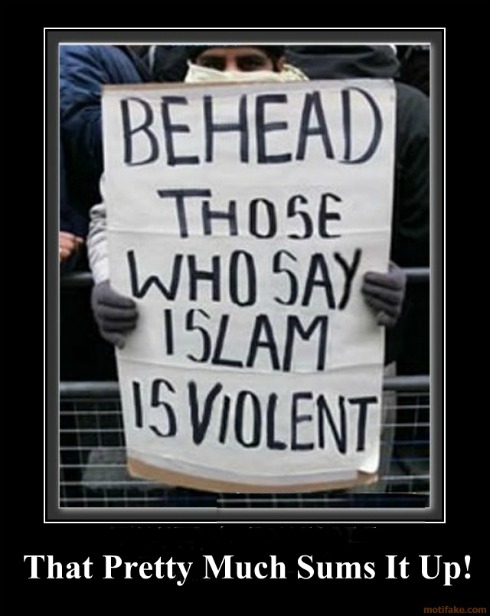 Violent Islam beheading