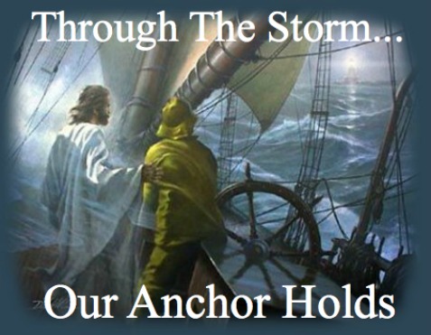 Hebrews 6:19,Through the storm, jesus, pilot, friend, guide, captain, a very present help in times of need