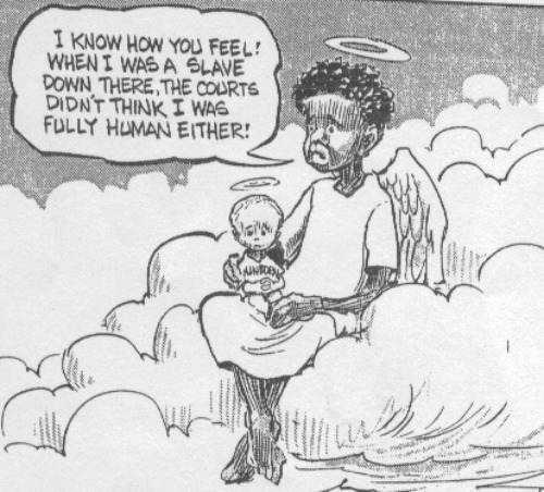 Oppressed Minority, cartoon, abortion Quote, baby in heaven