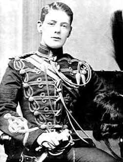 young winston churchill, Military Collage