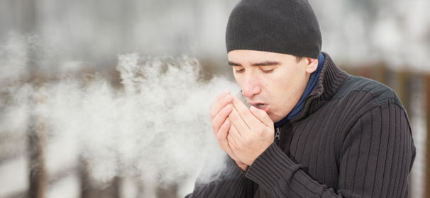 seeing your breath on a cold day, breath vapor, staying warm
