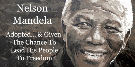 Nelson Mandela, adopted
