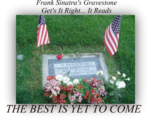 FRANK SINATRA, the best is yet to come