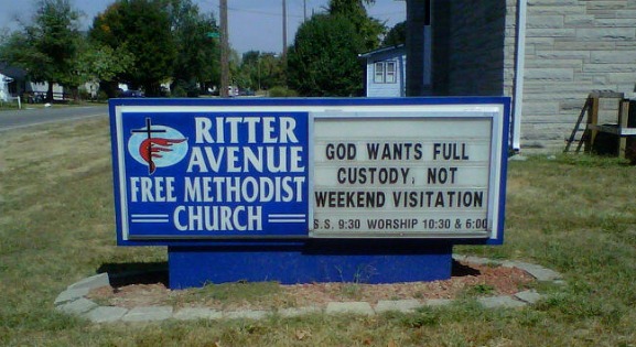 Funny Church sign, Funny Christian Thoughts
