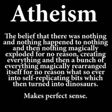  atheism, creation, common sense, quote