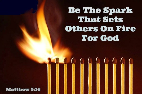 Matthew 5 16, let you light shine