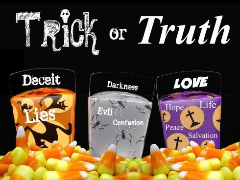 Jesus Ween, all saints day, trick or truth, christian Halloween, Witnessing