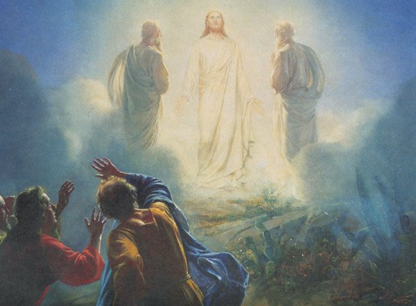 Matthew 17:1-3, transfiguration, jesus, moses, elijah, on mountain