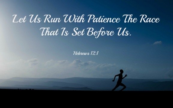 Hebrews 12:1, Run With Patience