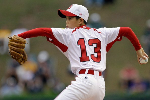 little league pitcher, #13, baseball