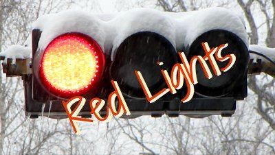 red lights, traffic lights