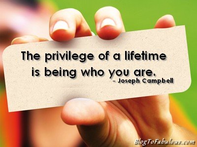 be who you are, be yourself, joseph campbellquote